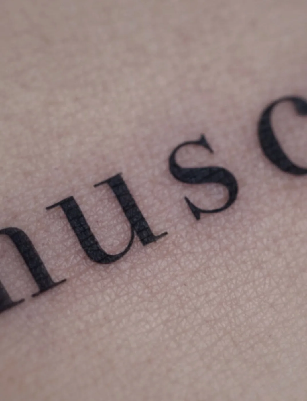 Schriftzug, Usee Tattoo