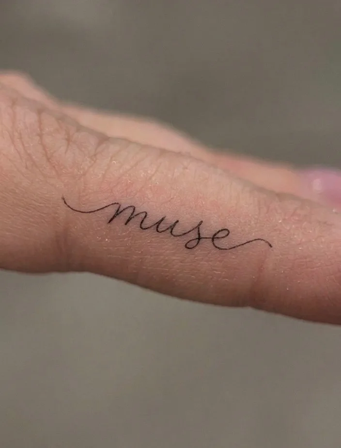 Schriftzug, Usee Tattoo