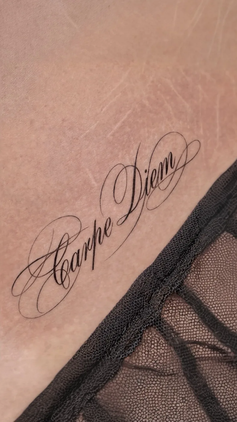 Schriftzug, Usee Tattoo